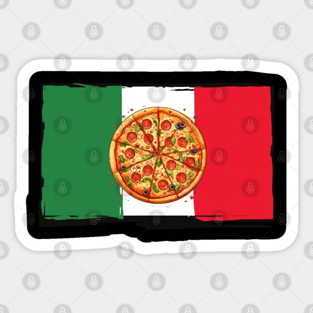 Italian pizza Sticker by RoryRocket